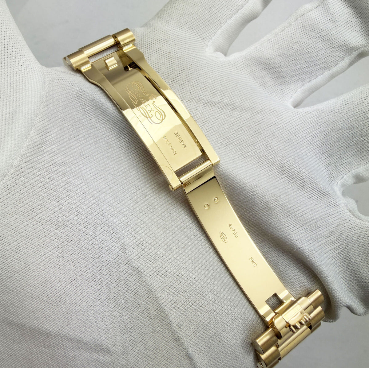 Rolex Day-Date Black Dial President Bracelet, view 5