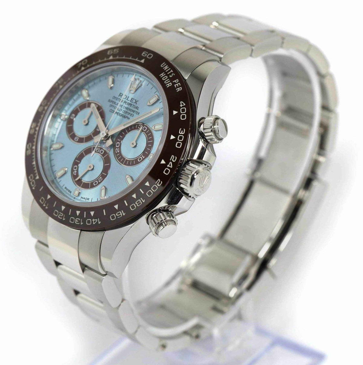 Rolex Daytona 116506-0001 Ice Blue Dial Oyster Bracelet, view 3