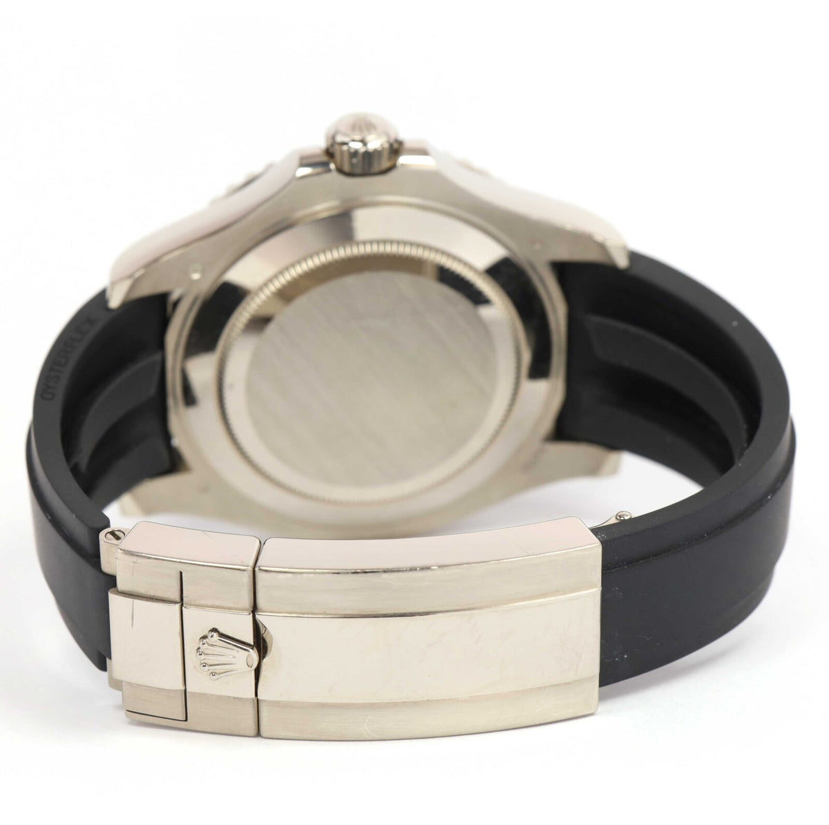 Rolex Yacht-Master 226659-0002 Black Dial Oysterflex Strap, view 5