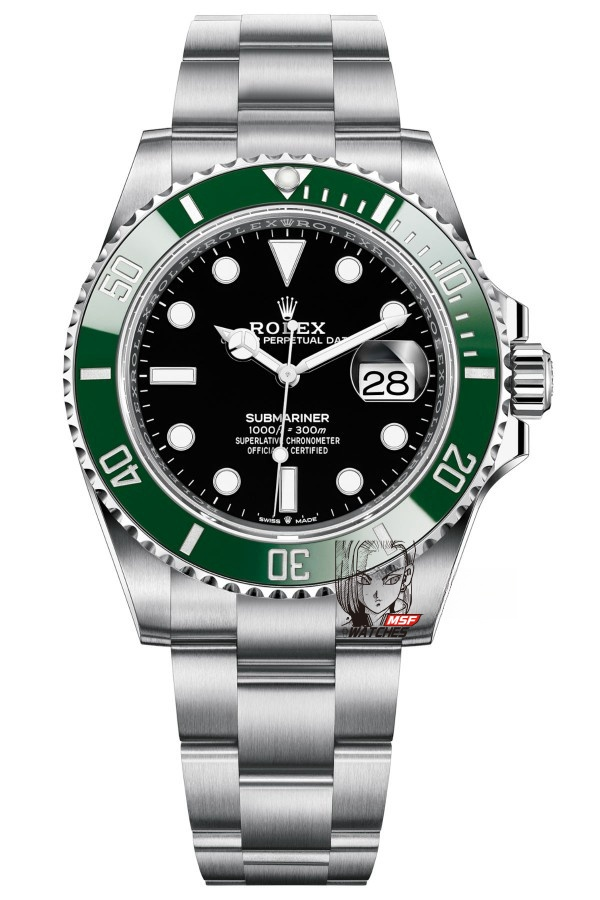 Rolex Submariner Black Dial Green Bezel 41 mm, view 1
