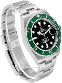 Rolex Submariner Black Dial Green Bezel 41 mm, view 3