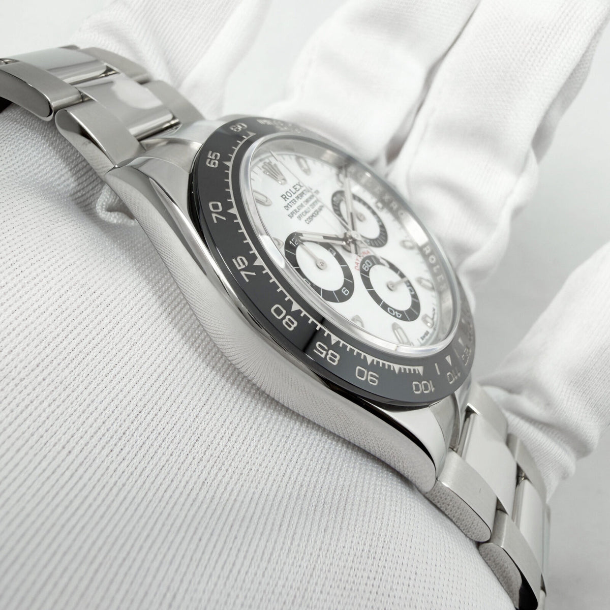 Rolex Daytona White Dial Oyster Bracelet, view 2