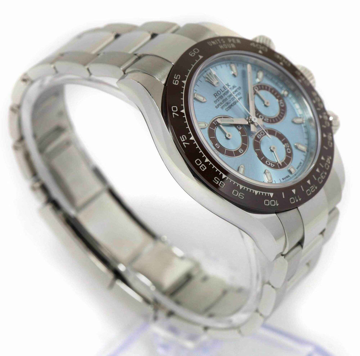 Rolex Daytona Ice Blue Dial Oyster Bracelet, view 4
