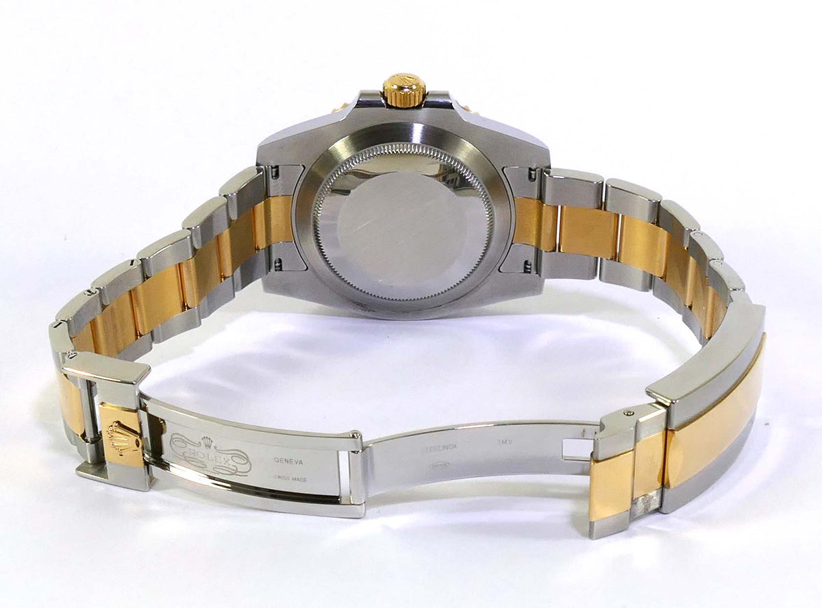 Rolex Submariner Black Dial Two-Tone Oyster Bracelet, view 6
