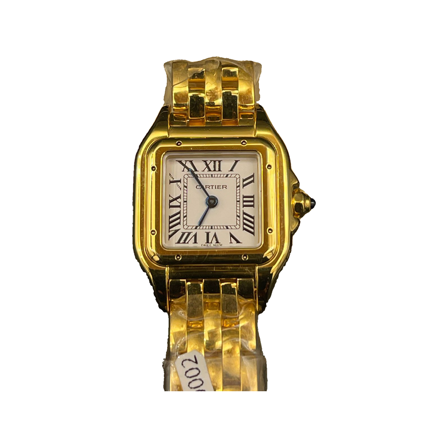 Replica watch internal catalogue — Cartier, unverified design reference, view 01. White-background square cutout of original visible watch; original crop and occlusion retained.
